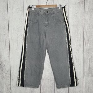 Y2K Jynx Jeans Upcycled Wide Leg Hand Painted Clown Denim Skate Pants